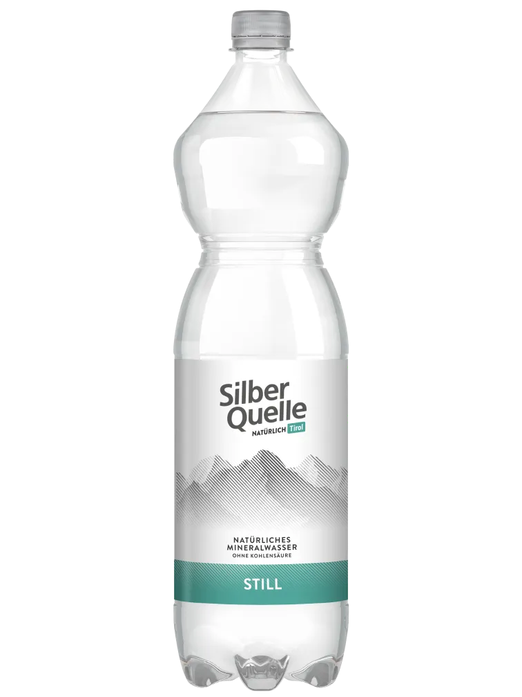 Natürliches Mineralwasser prickelnd