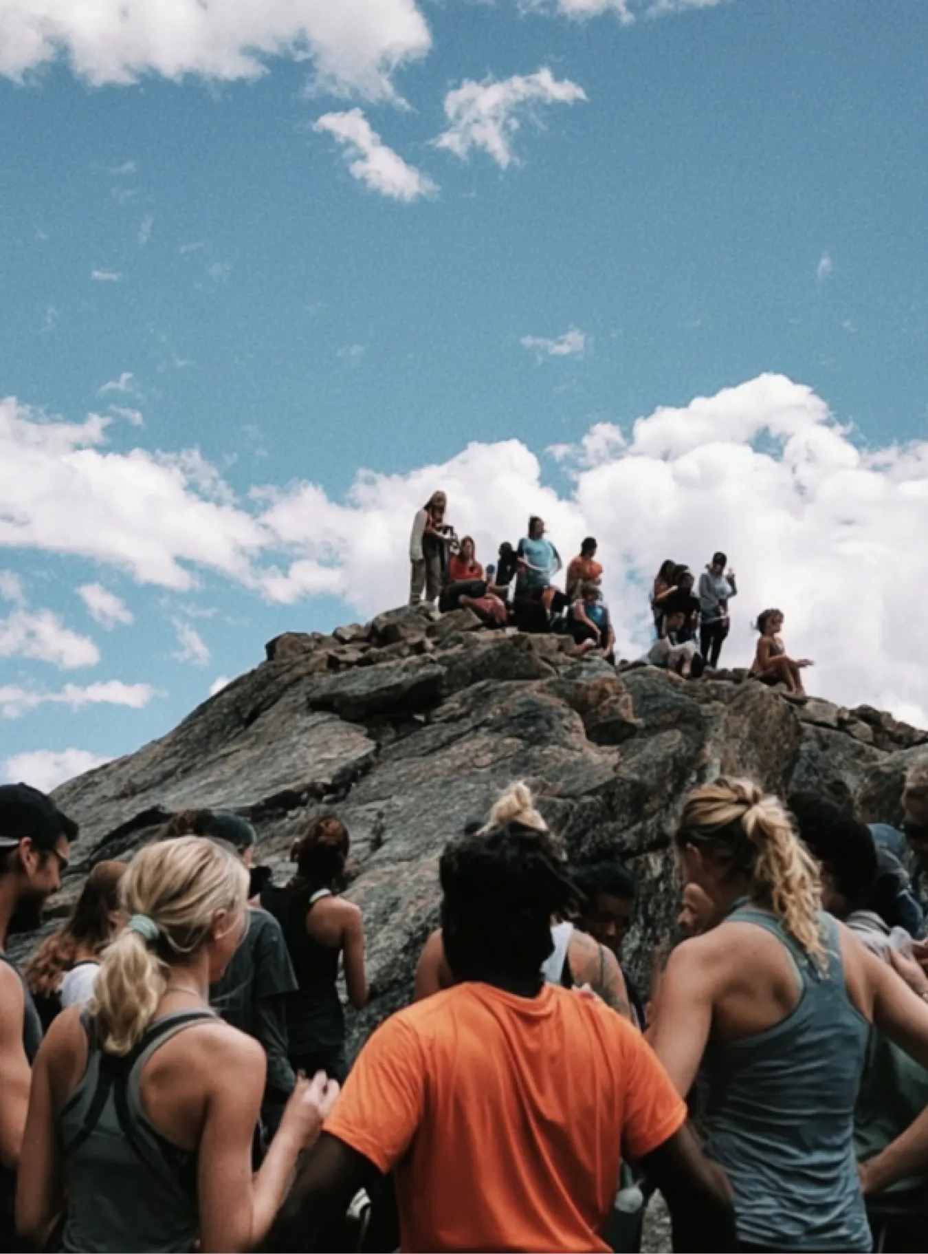 People on Mountain